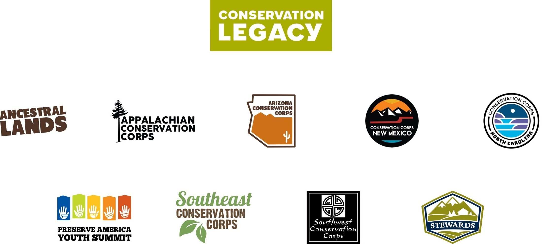 Grid of Conservation Legacy organization logos