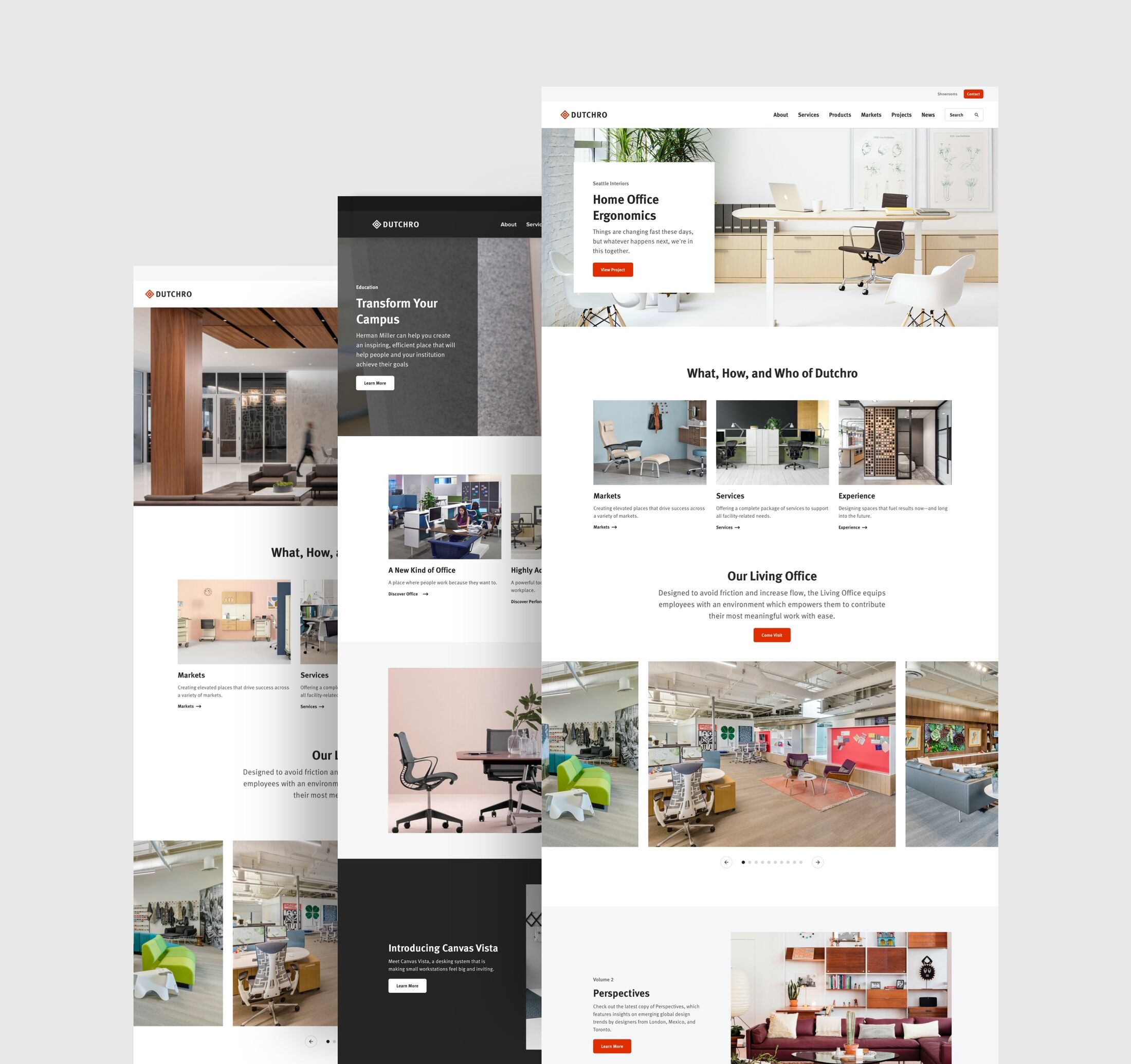 Herman Miller Dealer Platform Website Theme Options